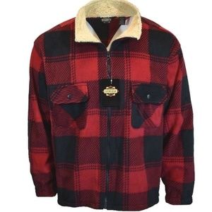 Men's Plaid Zip Jacket  Guide Gear NEW